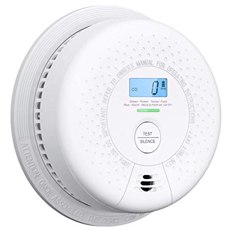 X-Sense Smoke Detector and Carbon Monoxide Detector Alarm with Display | 10 Year Sealed Battery Operated | Easy Installation, Auto-Check, SC01