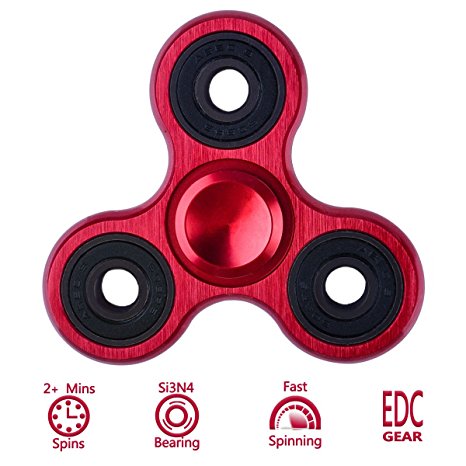 Spinner Fidget Toy , ebeau Metal Triangle Hand Spinner Stress High Speed Reducer Autism Focus Toy for Kids & Adults