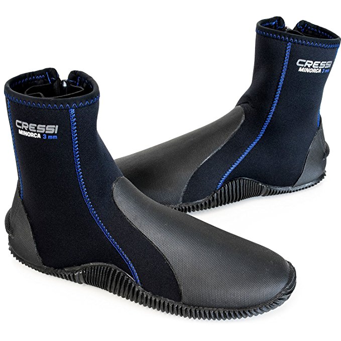 Tall Neoprene Water Sport Boots with Sole | MINORCA made by Cressi: quality since 1946