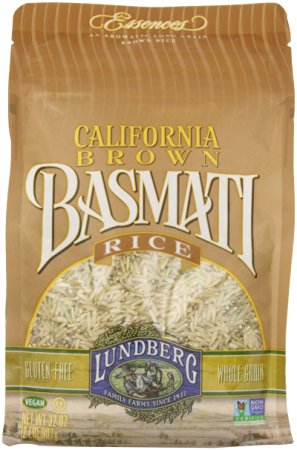 Lundberg Basmati Rice, California Brown, 32 Ounce
