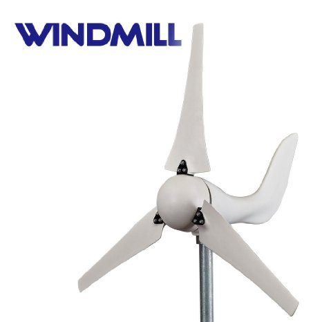 WINDMILL (DB-400) 400W 12V Wind Turbine Generator kit residential, agriculture & marine. Built in MPPT charge controller   automatic and manual breaking system & volt meter. DIY installation providing off-grid green energy power.