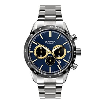 Sekonda Mens  Watch, Chronograph Display and Stainless Steel Strap 1565.27