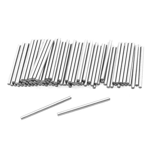 uxcell a12042300ux0533 100 Pcs Stainless Steel 1mm x 15.8mm Dowel Pins Fasten Elements Stainless Steel Pack of 100