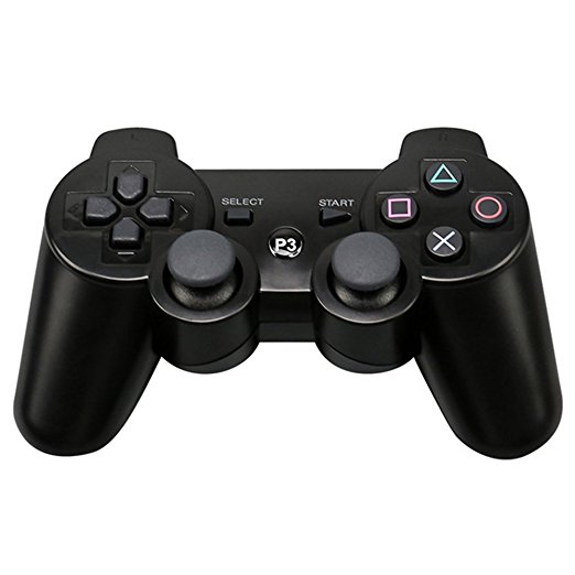 Ocamo Gamepad Controller Wireless Bluetooth Gamepad Game Controller for PS3 Black
