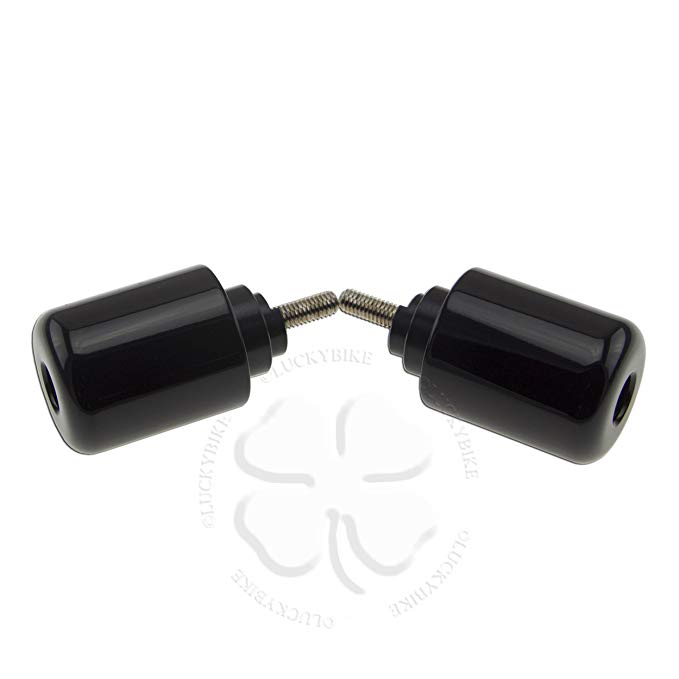 Anti Vibration Handle Bar End Black For Honda CBR RR Slug Weight Slider Reducing