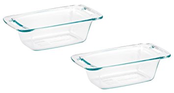 World Kitchen 1085799 Pyrex Easy Grab Loaf Dish, Pack of 2 Dishes