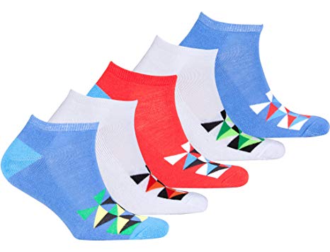 Socks n Socks - 5-pairs Hidden Comfort Athletic Gym Running socks for Men