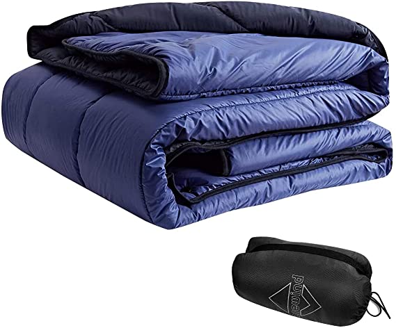 onewind Outdoor Waterproof Blanket Puffy, Packable, Lightweight and Warm-Blanket Camping Quilt for Travel, Stadium, Festivals, Beach