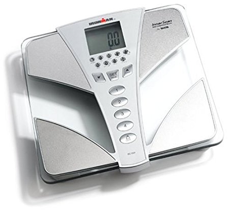 Tanita Ironman BC554 Glass InnerScan Body Composition Monitor Elite Series, Silver