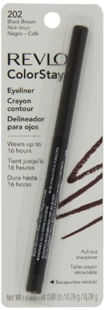 Revlon ColorStay Eyeliner with SoftFlex, Black Brown 202, 0.01 Ounce (0.28 g)