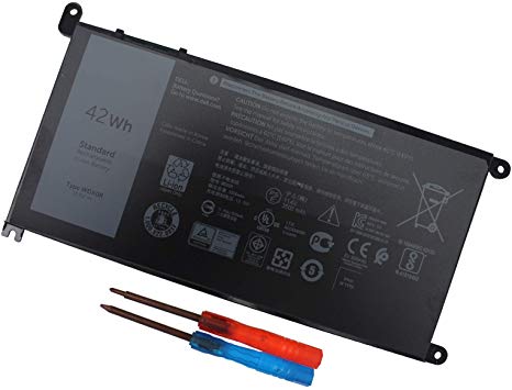 Domallk 42WH WDXOR Laptop Battery for Dell Inspiron 13 7378 7368 5378 5368 Inspiron 15 7579 5578 5567 5568 7569 7560 7570 Inspiron 17 5765 5767 FC92N P58F T2JX4 P74G - 12 Month Warranty