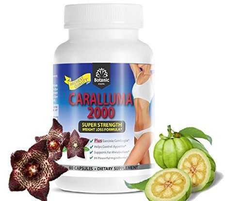 Garcinia PLUS Caralluma Fimbriata Extract - Your Choice 1000 Caralluma Diet - Natural Appetite Suppressant - Lose Weight Fast with Pure Caralluma Weight Loss Pills - Fast Weight Loss for Men and Women