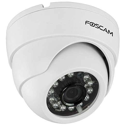 Foscam FI9851P WiFi Indoor Mini 720P HD IP Surveillance Camera - White