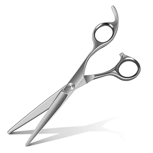 MRLI Professional Hair Cutting Scissors, 6.5 inch Stainless Steel Hair Scissors, Sharp Blades Hair Shears for Adults Women Men Kids Haircut