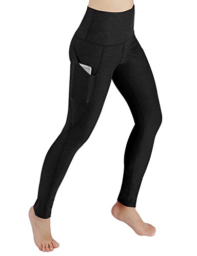 ODODOS High Waist Out Pocket Yoga Pants Tummy Control Workout Running 4 Way Stretch Yoga Leggings