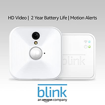 Blink Indoor Home Security Camera System with Motion Detection, HD Video, 2-Year Battery Life and Cloud Storage Included - 1 Camera Kit