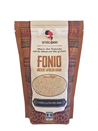 Atacora- Raw Fonio Vegan, Non GMO and Gluten Free - Ancient African Grain-16 Ounce