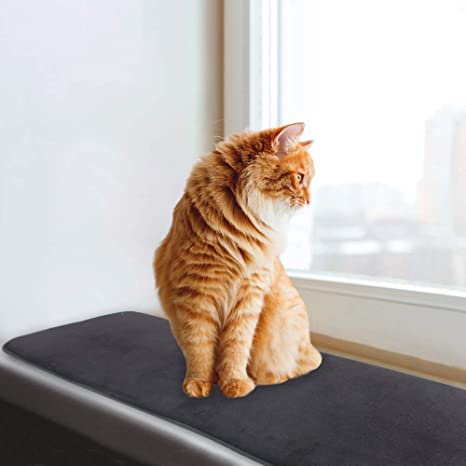 PAWISE Cat Windowsill Cunshion Cat Window Bed Mat Pet Lying Mat for Windowsills (90X30) CM