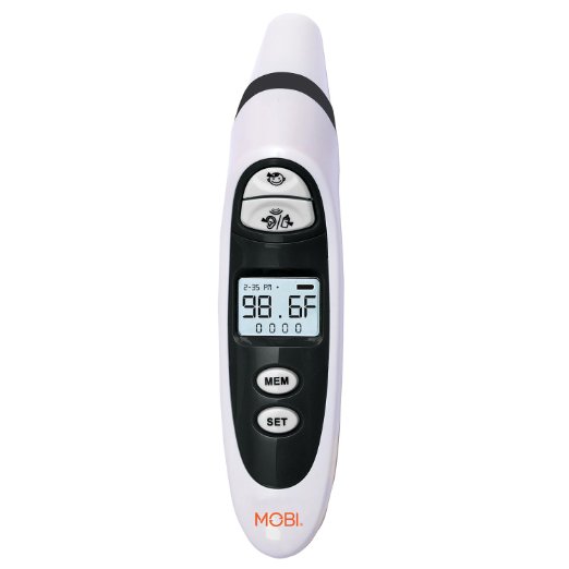 Mobi Dual Scan Prime Forehead Ear Food Bottle Thermometer