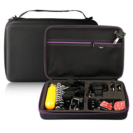 Soyan Large Carrying Case for GoPro Hero 5/4/3 /3/2/1 Sports Action Camera and Accessories