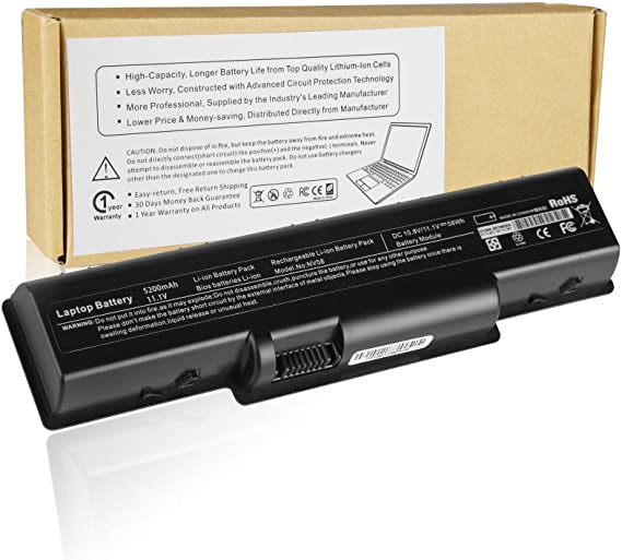 Futurebatt 5200mAh Notebook Laptop Battery for Gateway NV52 NV53 NV54 NV56 NV58 NV5211U, ACER Aspire 4732Z 5332 5516 5517 5532 5732Z 5734Z, P/N: MS2274 AS09A31 AS09A41 AS09A51 AS09A61 AS09A71 AS09A73