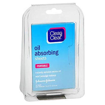 CLEAN & CLEAR Oil Absorbing Sheets 50 Each (Pack of 3)