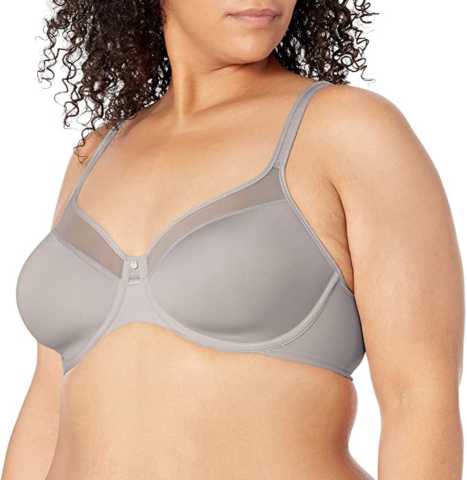 Bali Women's One Smooth U Ultra Light Illusion Neckline Underwire Bra DF3439