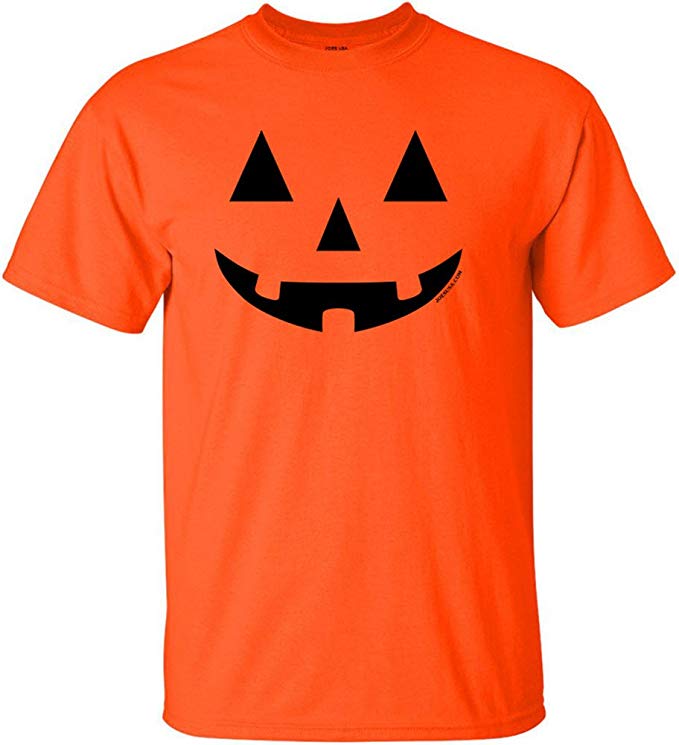 Jack O' Lantern Pumpkin Halloween Costume T-Shirt for Men Women