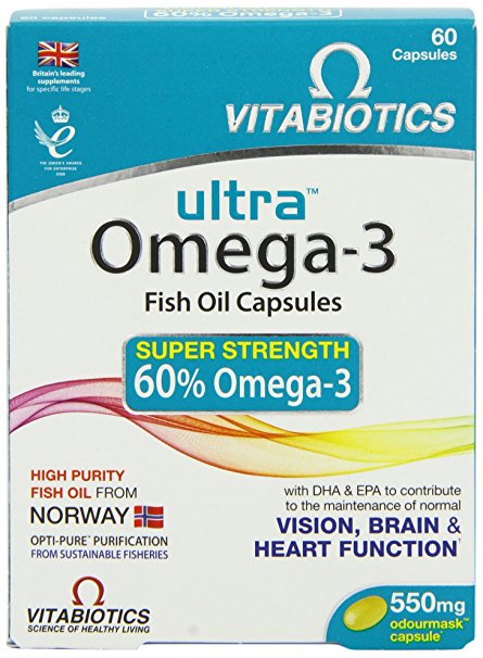 Ultra Omega-3 High Potency Capsules - Pack of 60