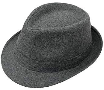 Lullaby Mens Womens Short Brim Classic Manhattan Gangster Trilby Fedora Hat