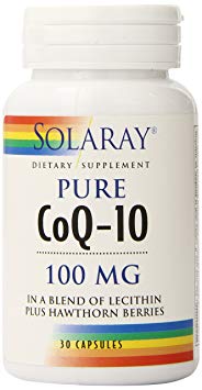 Solaray CoQ10 Capsules, 100 mg, 30 Count