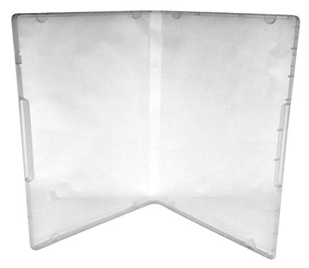 CheckOutStore 200 Clear Storage Cases 14mm for Rubber Stamps/w Tabs (No Hub)