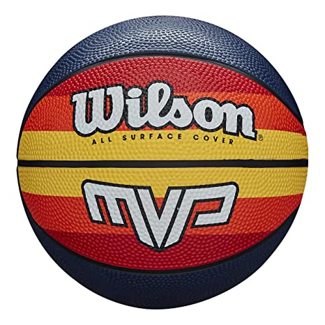 Wilson BASKETBALLS MVP Retro ORYE SZ7, Adult Size, Multicolour