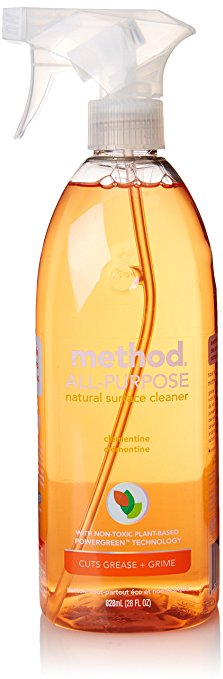 Method Naturally Derived All-Purpose Cleaner Spray, Clementine, 28 Ounce