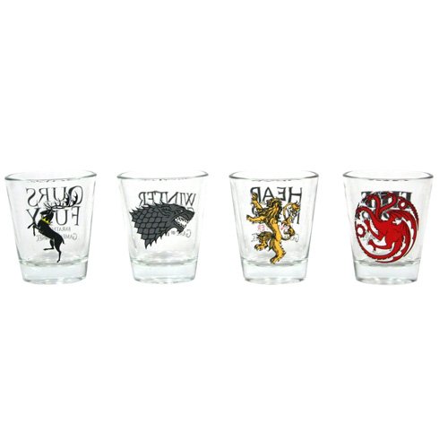 Game Of Thrones Shot Glasses (Set of 4)