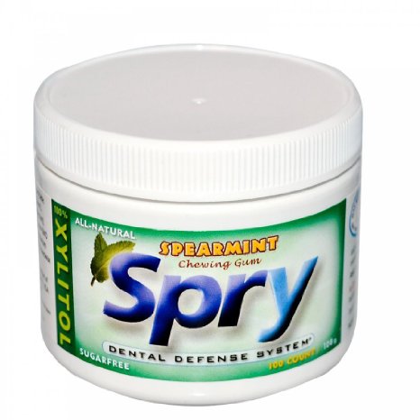 Xlear Spry Spearmint Gum 100-Count