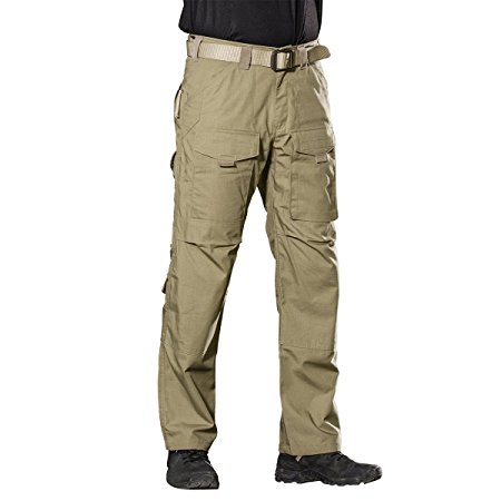 FREE SOLDIER Men's Tactical Pants Four Seasons Scratch-resistant Multi-pocket Duty Pants