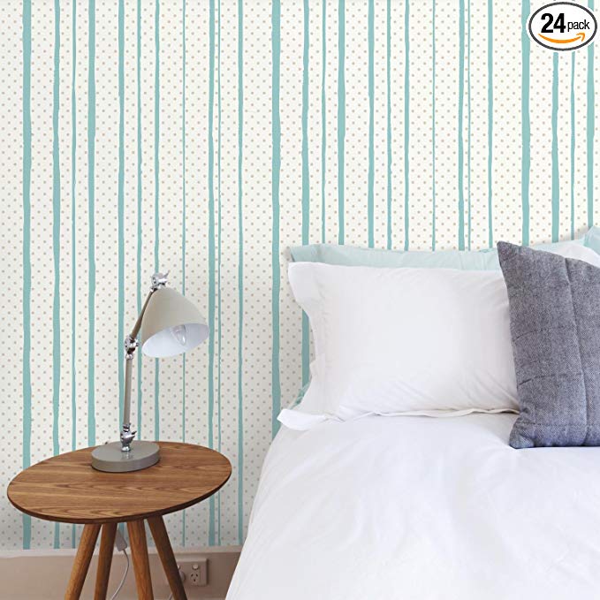 All Mixed Up Repositionable and Removable Peel and Stick Wallpaper
