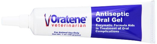 PET KING Oratene Veterinarian Antiseptic Oral Gel, 1.0 oz.