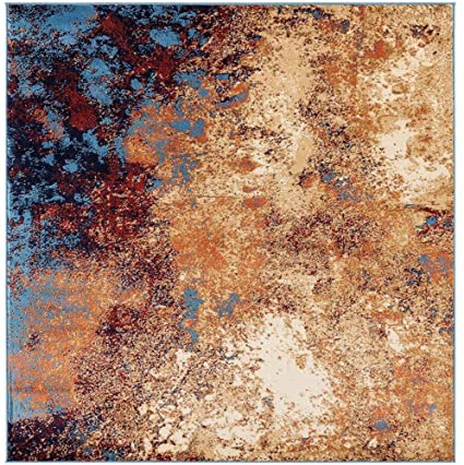 Luxe Weavers Howell Collection Abstract Blue 5x7 Area Rug