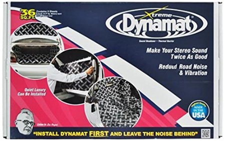Dynamat 10455 18" x 32" x 0.067" Thick Self-Adhesive Sound Deadener with Xtreme Bulk Pack, (Set of 9)