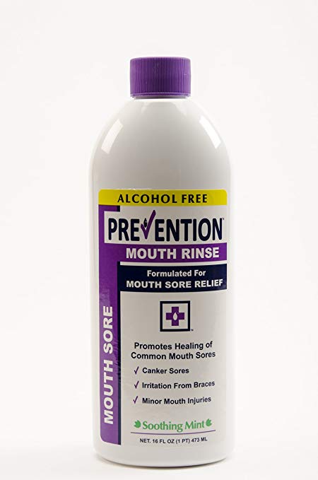 Prevention Alcohol-Free Mouth Sore Rinse 16 Ounce