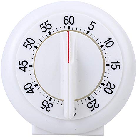 Merssavo 60 Minutes Kitchen Timer Cooking Ring Mechanical Counter WIND-UP Alarm Clock