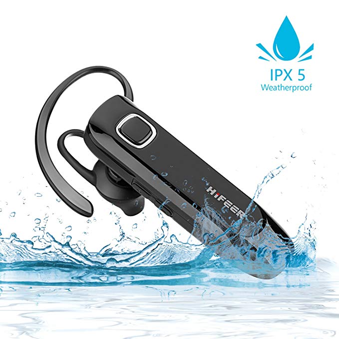 Bluetooth Earpiece for Cellphone V4.1 Wireless Bluetooth Headset, Waterproof Hands Free Earphone for Outdoor,Buiness,Driving