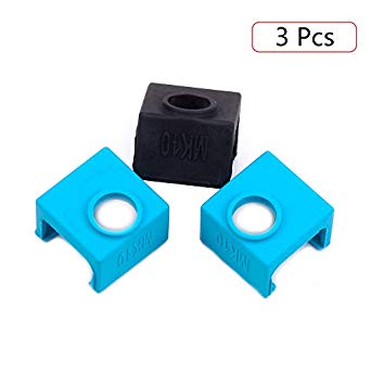 3D Printer Parts and Accessories, FYSETC 3D MK10 Silicone Socks Heater Block Silicone Cover for Wanhao Prusa Mendal