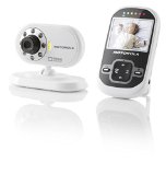 Motorola MBP26 Wireless 24 GHz Video Baby Monitor with 24 Color LCD Screen Infrared Night Vision and Remote Camera Pan and Tilt