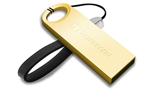 Transcend 32GB JetFlash 520G Gold Plated USB Drive