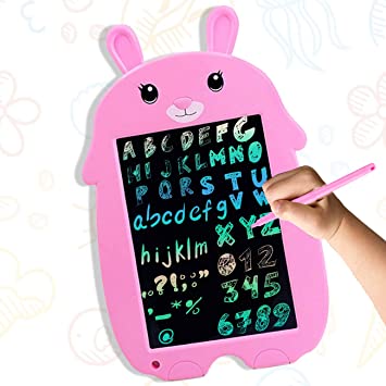 LODBY Kids Toys for 2-9 Year Old Girls Gifts, LCD Doodle Drawing Board for Little Girls Birthday Gifts for 2-9 Year Old Girls Toys Age 2-9, Electronic Drawing Sketch Pad for Kids Girls Gifts Age 2-9