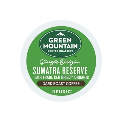 Green Mountain Coffee, Sumatra Reserve, Single-Serve Keurig K-Cup Pods, Dark Roast Coffee, 72 Count (3 Boxes of 24 Pods)