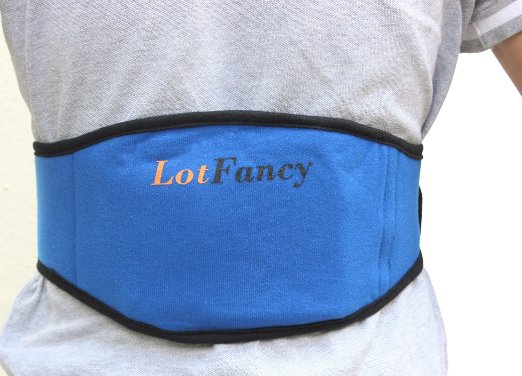 LotFancy Reusable Hot or Cold Gel-Pack - Soft and Comfortable Heating or Cooling Therapy for Sprains, Muscle or Joint Pain, Arthritis, Bruises, Fever, Etc. (for Waist 8.07X5.7 inch)
